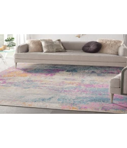 Nourison Home Passion PSN36 Ivory Multicolor 10 ft. Square Area Rug