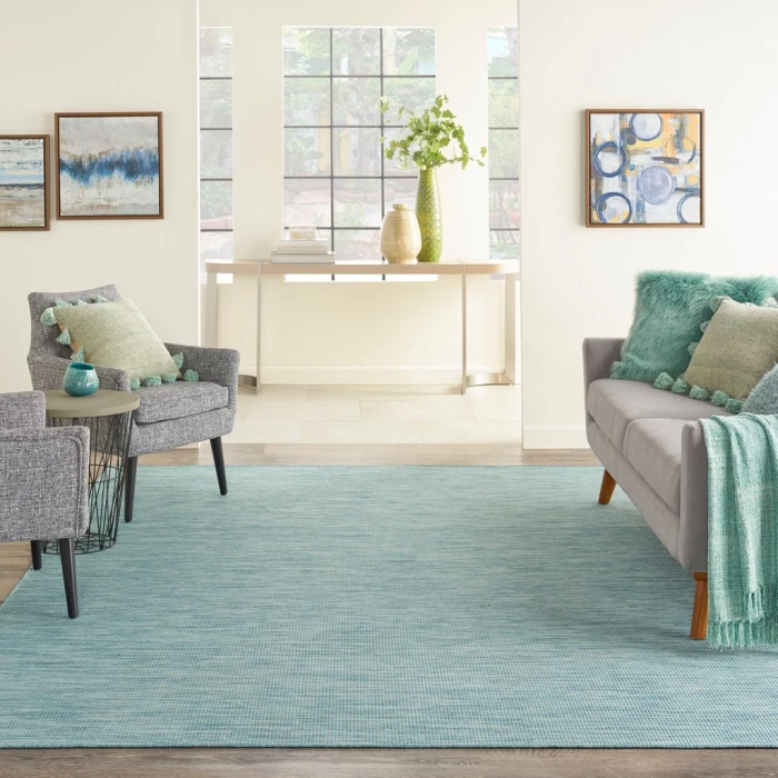 Nourison Positano Area Rug POS01-Aqua