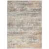 Michael Amini MA90 Uptown UPT03 Beige/Aqua 4 ft. X 6 ft. Area Rug