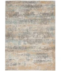 Michael Amini MA90 Uptown Area Rug UPT03-Beige/Aqua