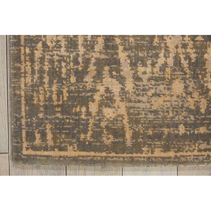 Nourison Silken Allure Runner Area Rug SLK17-Slate