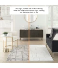 Nourison Desire Area Rug DSR03 Grey Silver