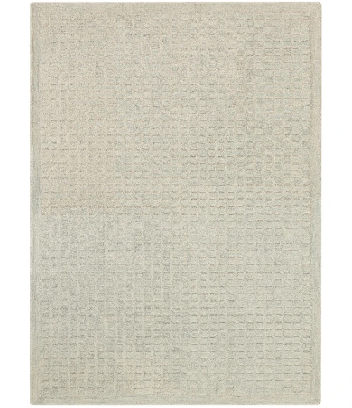 DKNY Pure Grids Light Blue PGR01 4 ft. X 6 ft. Rect. Rug