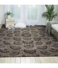 Nourison Home Nourison 2000 2335 Black Grey 7 ft. 9 in. X 9 ft. 9 in. Area Rug