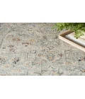 Nourison Oushak Home Light Grey OUS02 5 ft. 5 in. X 7 ft. 3 in. Rectangle Rug