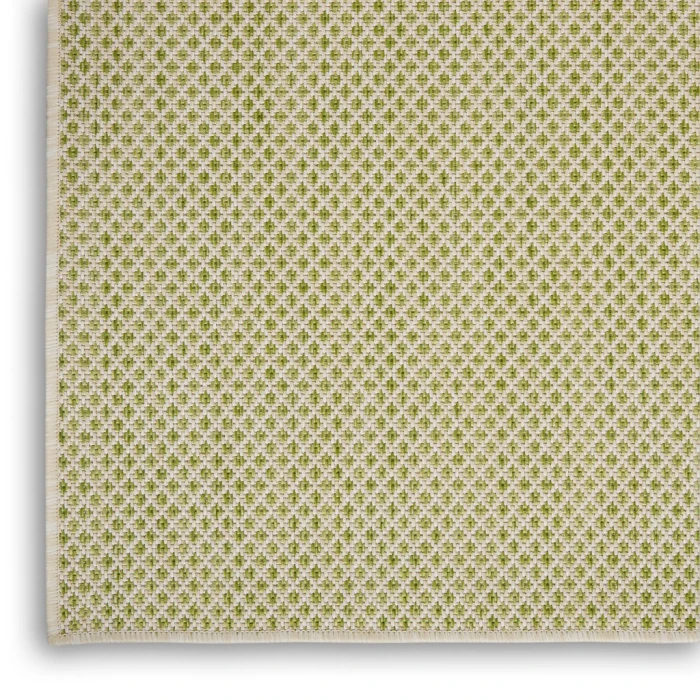 Nourison Courtyard Area Rug COU01-Ivory Green