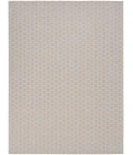Nourison Twist Reversible Grey TWS01 8 ft. X 10 ft. Rect. Rug