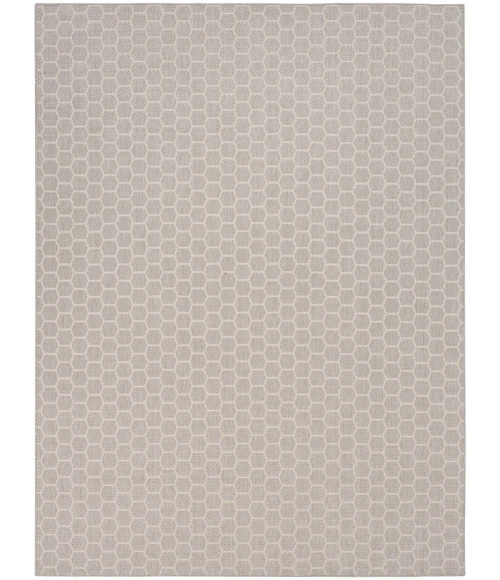 Nourison Twist Reversible Grey TWS01 8 ft. X 10 ft. Rect. Rug