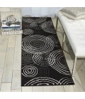 Nourison Studio Black STU03 2ft.2in. x 7ft.3in. Rect. Rug