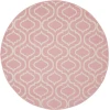 Nourison Home Jubilant JUB19 Pink 5 ft. 3 in. Round Area Rug
