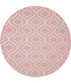 Nourison Home Jubilant JUB19 Pink 5 ft. 3 in. Round Area Rug