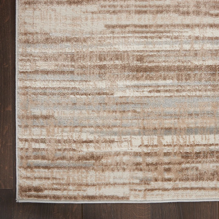 Nourison Elation Area Rug ETN01 Ivory Grey 9' x 12'