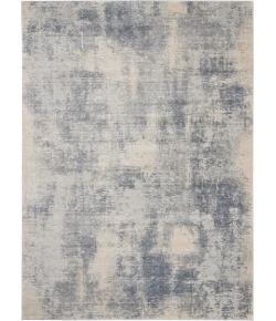 Nourison Home Rustic Textures RUS02 Blue Ivory 9 ft. 3 in. X 12 ft. 9 in. Area Rug