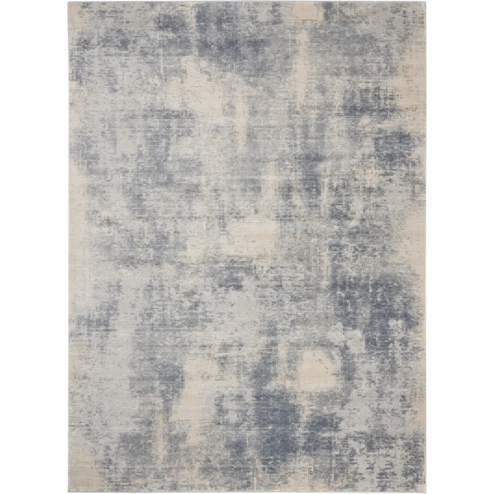Nourison Rustic Textures Area Rug RUS02-Blue/Ivory