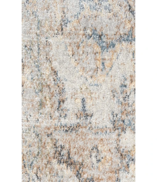 Nourison Astra Machine Washable Silver Grey ASW12 7 ft. 10 in. Round Rug