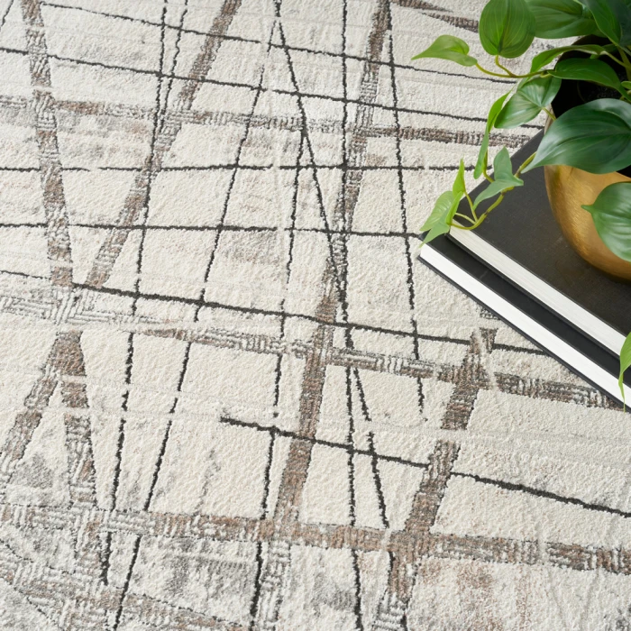 Nourison Desire Area Rug DSR03 Grey Silver