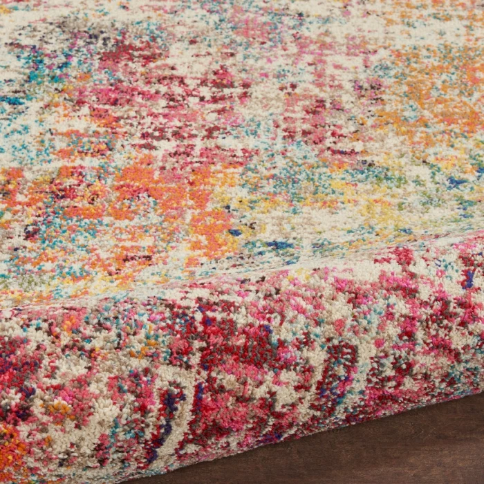 Nourison Celestial Area Rug CES13-Pink/Multicolor