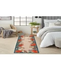Nourison Aloha Ivory Multicolor ALH32 2 ft. 3 in. X 8 ft. Rectangle Rug