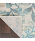Nourison Tranquil Area Rug TRA03-Ivory/Turquoise