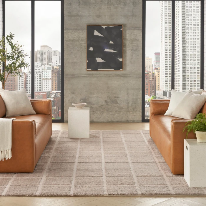 DKNY West End Ave Beige WTE01 9 ft. X 12 ft. Rect. Rug