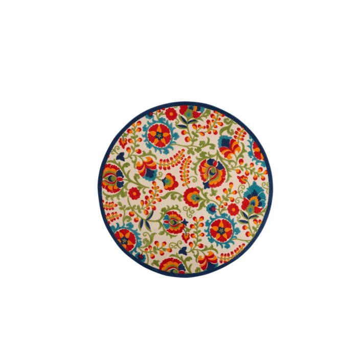 Nourison Aloha Round Area Rug ALH17-Multicolor