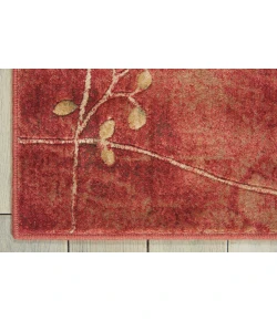 Nourison Home Somerset ST74 Flame 2 ft. 3 in. X 8 ft. Area Rug