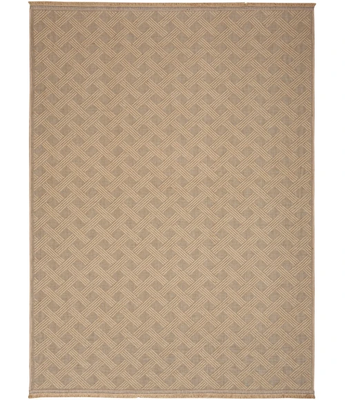 Nourison Washable Jute Natural WSJ02 5 ft. X 7 ft. Rect. Rug