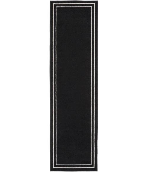 Nourison Nourison Essentials Area Rug NRE02 Black Ivory