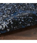 Nourison Passion Area Rug PSN10 L.Blue/Blk 5'3" x 7'3"