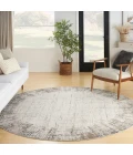 Nourison Elation Area Rug ETN05 Ivory Grey