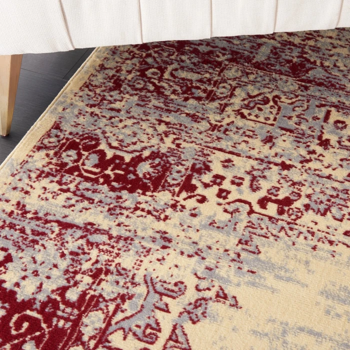 Nourison Grafix Area Rug GRF14-Cream/Red