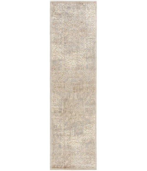 Nourison Home Graphic Illusions Cream / Ivory GIL09 2ft.3in. x 8ft. Rect. Rug