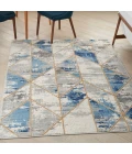 Nourison Elation Area Rug ETN12 Grey/Multi 4' x 6'