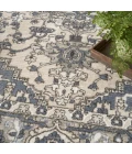 Nourison Quarry Ivory Blue QUA05 6 ft. X 9 ft. Rect. Rug