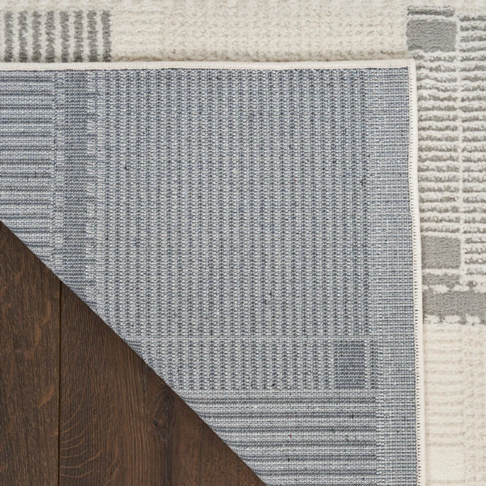 Nourison Home Nordic Ivory Grey NRC09 2 ft. X 6 ft. Rectangle Rug