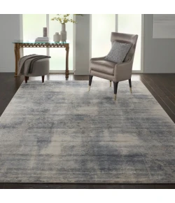 Nourison Home Rustic Textures RUS02 Blue Ivory 9 ft. 3 in. X 12 ft. 9 in. Area Rug