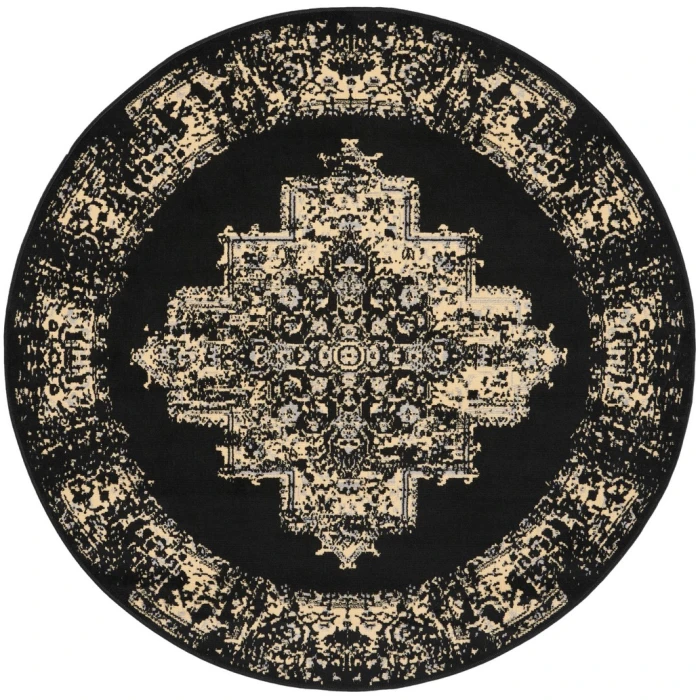 Nourison Grafix Area Rug GRF14-Black