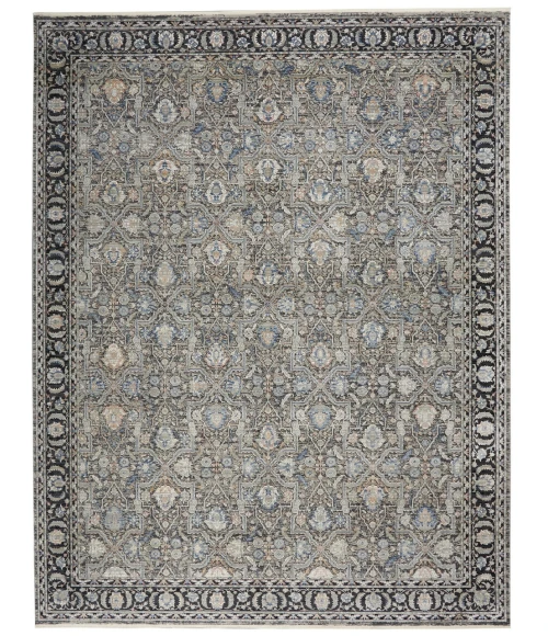 Nourison Starry Nights Area Rug STN10-Grey/Navy