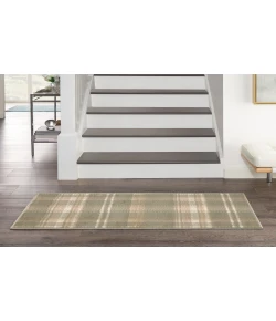 Nourison Home Grafix GRF03 Olive 2 ft. X 4 ft. Area Rug