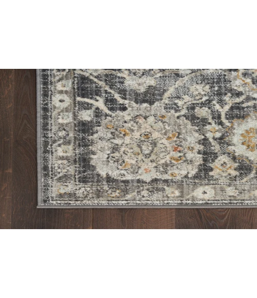 Nourison Oushak Home Charcoal OUS01 4 ft. 1 in. X 5 ft. 11 in. Rectangle Rug