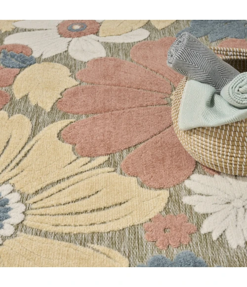 Nourison Aloha Rose ALH42 7 ft. 10 in. X 10 ft. 6 in. Rect. Rug