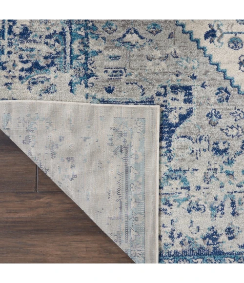 Nourison Tranquil Area Rug TRA06-Ivory/Light Blue