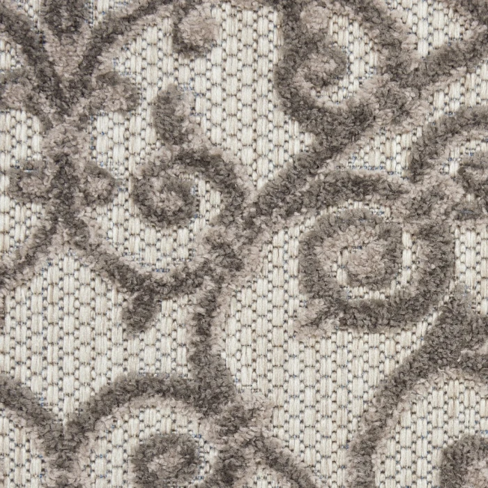 Nourison Aloha Runner Area Rug ALH21-Grey/Charcoal