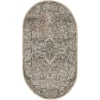 Nourison Home Quarry QUA05 Beige Grey 3 ft. X 5 ft. Oval Area Rug