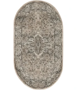 Nourison Home Quarry QUA05 Beige Grey 3 ft. X 5 ft. Oval Area Rug