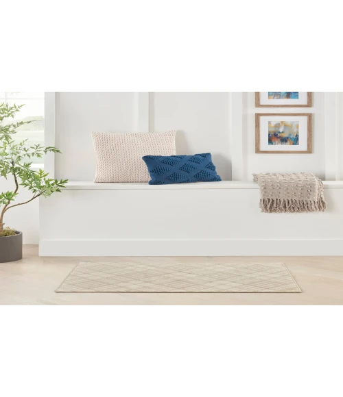 Nourison Accent Decor/Xmas Beige 180JP 2 ft. X 3 ft. Rectangle Rug