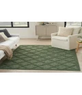 Nourison Easy Care Green NES01 4 ft. X 6 ft. Rectangle Rug