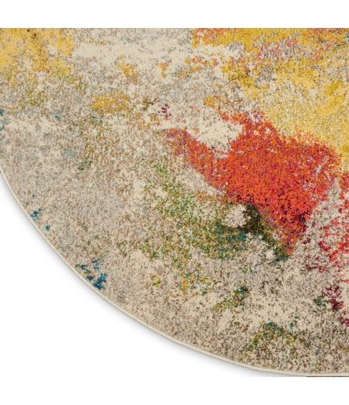 Nourison Celestial Area Rug CES12-Ivory/Multicolor