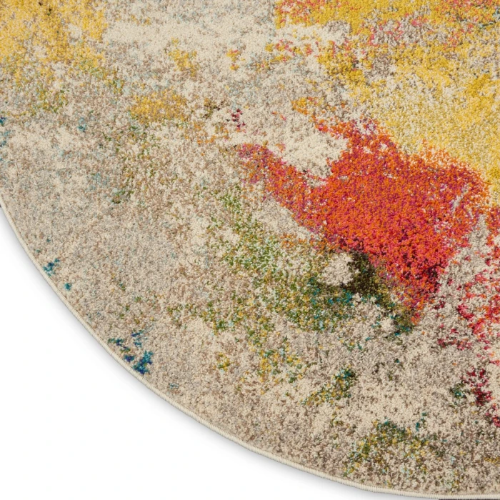 Nourison Celestial Area Rug CES12-Ivory/Multicolor