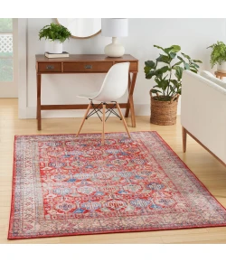 Nourison Home Fulton FUL09 Red 5 ft. X 7 ft. Area Rug